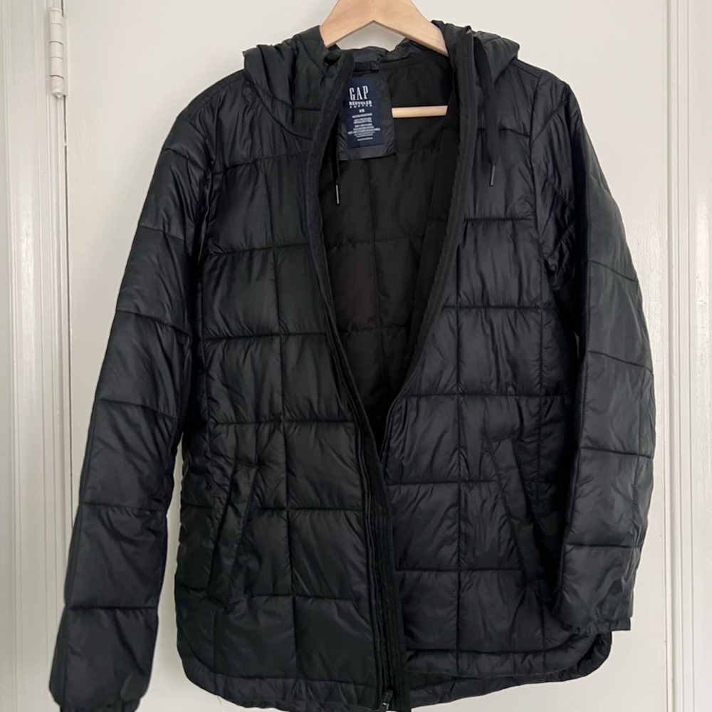 GAP Recycled Nylon Relaxed Lightweight Puffer Jacket